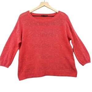 Tommy Bahama Coral Crew Neck Sweater
